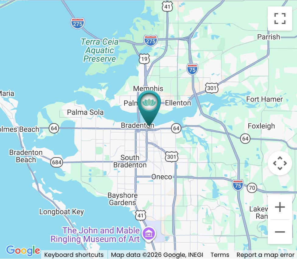 Arsenault Dermatology Downtown Bradenton Office Location Map