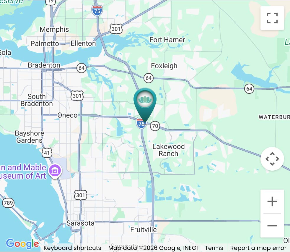 Arsenault Dermatology Lakewood Ranch Office near SR 70 Location Map