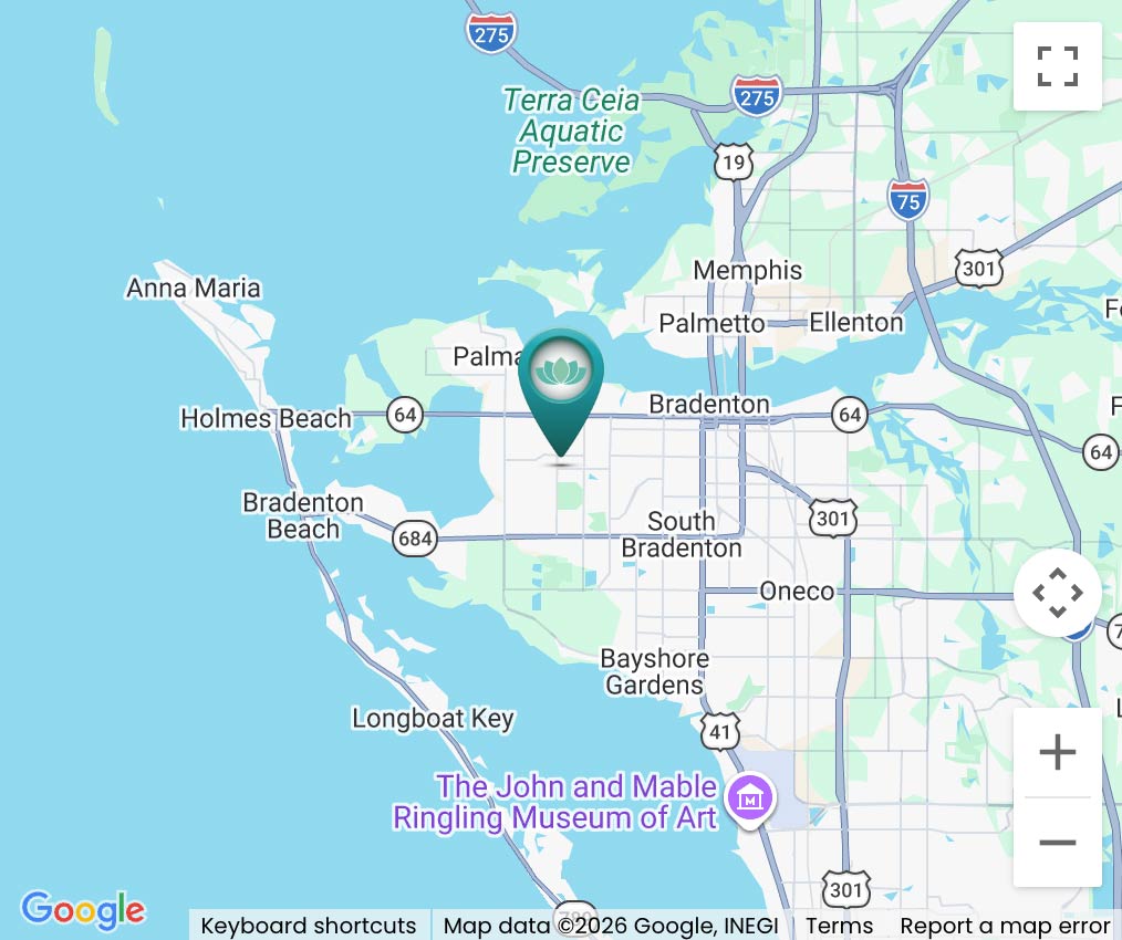 Arsenault Dermatology Office in West Bradenton Location Map